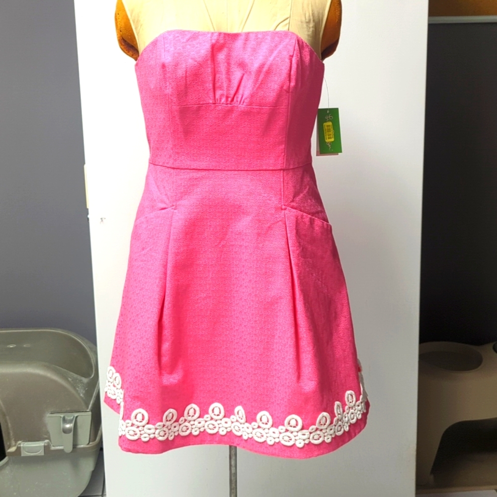 Lilly Pulitzer pink dress sz 10